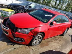 Salvage cars for sale at Bridgeton, MO auction: 2015 Chevrolet Cruze LT