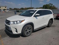 Toyota salvage cars for sale: 2017 Toyota Highlander LE