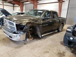 Salvage cars for sale at Lansing, MI auction: 2012 Dodge RAM 1500 SLT