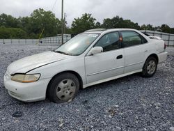 Salvage cars for sale from Copart Cartersville, GA: 2001 Honda Accord EX