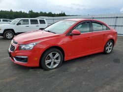 Chevrolet Cruze LT salvage cars for sale: 2015 Chevrolet Cruze LT