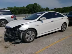 Salvage cars for sale at Kansas City, KS auction: 2015 Hyundai Sonata Hybrid