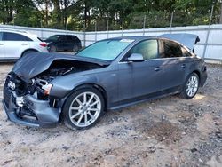 Salvage cars for sale from Copart Austell, GA: 2016 Audi A4 Premium Plus S-Line