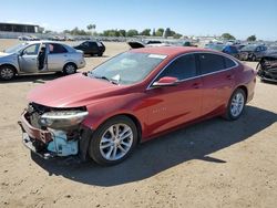 Salvage cars for sale at Bakersfield, CA auction: 2016 Chevrolet Malibu LT
