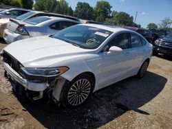 Salvage cars for sale from Copart Davison, MI: 2017 Ford Fusion SE