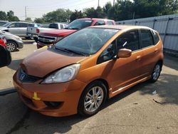 Honda FIT Sport salvage cars for sale: 2010 Honda FIT Sport