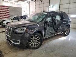 Salvage cars for sale from Copart Columbia, MO: 2014 GMC Acadia Denali