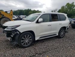 Salvage cars for sale at Pennsburg, PA auction: 2017 Lexus LX 570