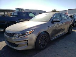 Salvage cars for sale at Hayward, CA auction: 2016 KIA Optima EX