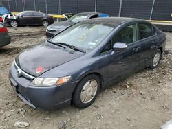 Salvage cars for sale from Copart Waldorf, MD: 2008 Honda Civic Hybrid