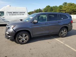 Salvage cars for sale from Copart Miami, FL: 2017 Honda Pilot EXL