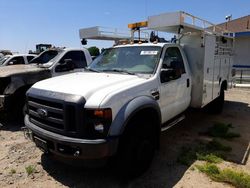 Salvage cars for sale from Copart Colton, CA: 2010 Ford F550 Super Duty