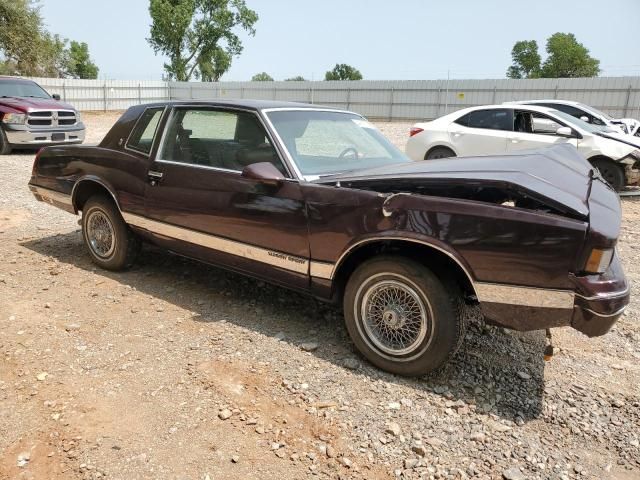 1987 Chevrolet Monte Carlo