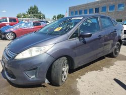 Salvage cars for sale at Littleton, CO auction: 2012 Ford Fiesta SE