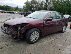 Salvage cars for sale from Copart Candia, NH: 2011 Honda Accord LX