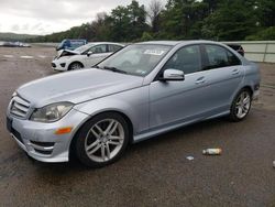 Salvage cars for sale at Brookhaven, NY auction: 2013 Mercedes-Benz C 300 4matic