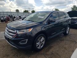 Salvage cars for sale at Elgin, IL auction: 2015 Ford Edge SEL