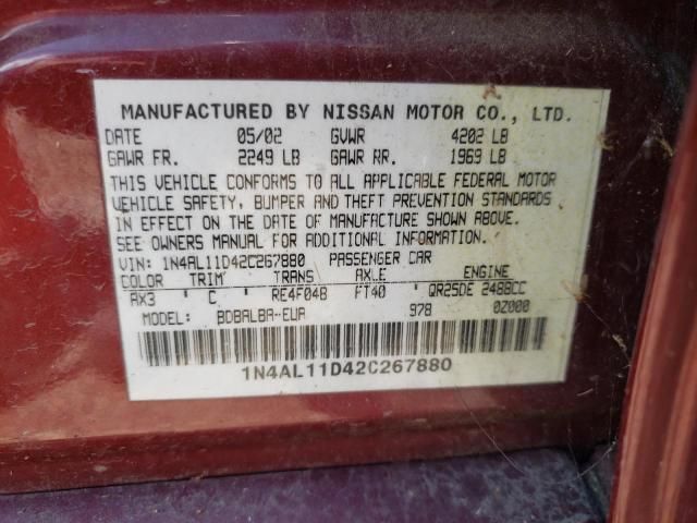 2002 Nissan Altima Base