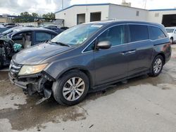 Salvage cars for sale from Copart New Orleans, LA: 2015 Honda Odyssey EXL