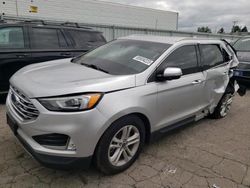 Salvage cars for sale at Dyer, IN auction: 2019 Ford Edge SEL