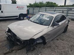 Salvage cars for sale at Miami, FL auction: 2015 BMW 228 I