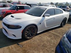 Salvage cars for sale from Copart San Martin, CA: 2015 Dodge Charger SRT Hellcat