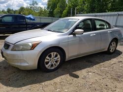 Salvage cars for sale from Copart Lyman, ME: 2008 Honda Accord LXP
