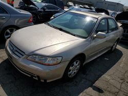 Honda salvage cars for sale: 2002 Honda Accord EX