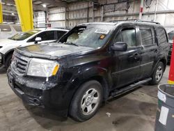 Salvage cars for sale at Woodburn, OR auction: 2012 Honda Pilot LX