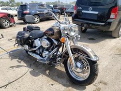Salvage cars for sale from Copart Pekin, IL: 2005 Harley-Davidson Flstci