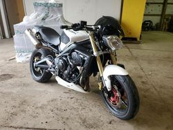 Triumph Street salvage cars for sale: 2012 Triumph Street Triple 675