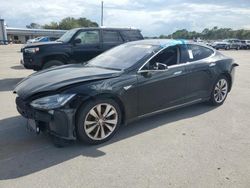 Salvage cars for sale from Copart Orlando, FL: 2014 Tesla Model S