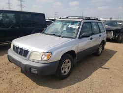 Salvage cars for sale at Dyer, IN auction: 2002 Subaru Forester L