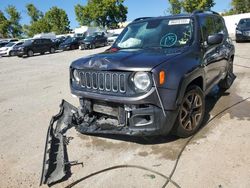 Salvage cars for sale at Bridgeton, MO auction: 2018 Jeep Renegade Latitude