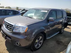 Salvage cars for sale from Copart San Martin, CA: 2015 Honda Pilot SE