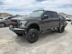 Salvage cars for sale from Copart North Las Vegas, NV: 2017 Ford F150 Supercrew