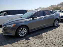 Salvage cars for sale at Colton, CA auction: 2016 Ford Fusion S