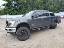 Salvage cars for sale from Copart Lyman, ME: 2016 Ford F150 Supercrew