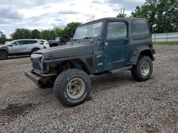 Jeep salvage cars for sale: 1998 Jeep Wrangler / TJ Sport