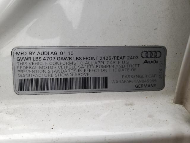 2010 Audi A4 Premium