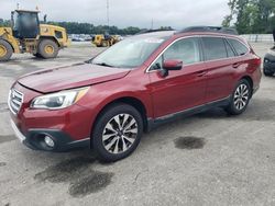 Salvage cars for sale at Dunn, NC auction: 2015 Subaru Outback 2.5I Limited