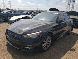 Salvage cars for sale at Elgin, IL auction: 2015 Infiniti Q50 Base