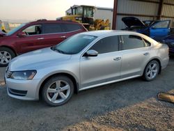 Salvage cars for sale from Copart Helena, MT: 2015 Volkswagen Passat SE