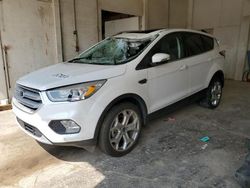Salvage cars for sale at Madisonville, TN auction: 2019 Ford Escape Titanium