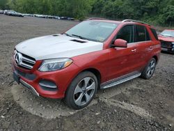 Salvage vehicles for parts for sale at auction: 2016 Mercedes-Benz GLE 350 4matic