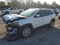 Salvage cars for sale from Copart Madisonville, TN: 2021 Jeep Cherokee Latitude