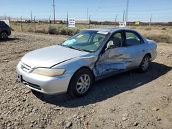 Salvage cars for sale from Copart Pasco, WA: 2002 Honda Accord SE