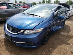 Honda salvage cars for sale: 2014 Honda Civic LX