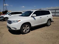 Salvage cars for sale from Copart Adelanto, CA: 2013 Toyota Highlander Limited