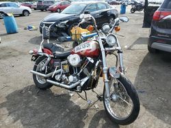 Salvage motorcycles for sale at Pennsburg, PA auction: 1984 Harley-Davidson Fxwg